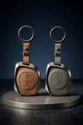 Wooden Leather Finish Metal Cover